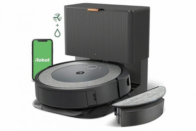 אמזון iRobot Roomba Combo i5+ שואב אבק ומגב רובוטים לריקון עצמי